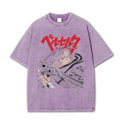 Dark Sword Saga Black Swordsman V3 Vintage T-Shirt