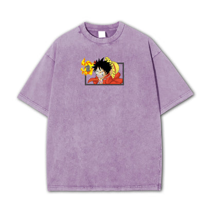 T-shirt One Piece Luffy Fire Punch