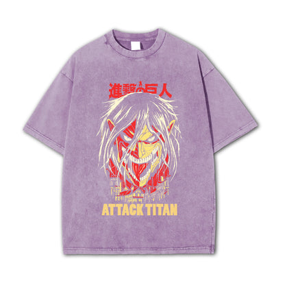 T-shirt Attaque des Titans Eren Yeager Attack Titan V2