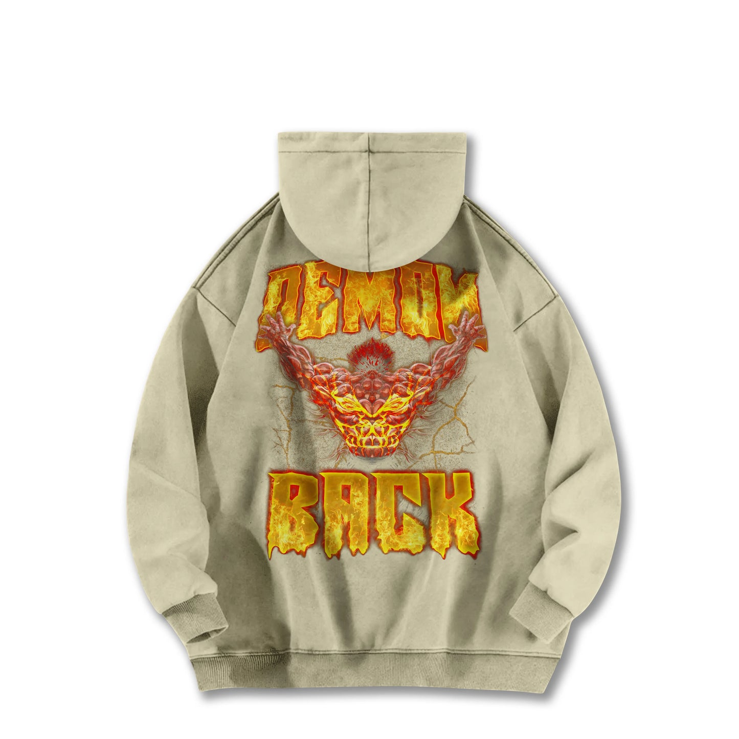 Ultimate Grappler - Yujiro Hanma's Demon Back Vintage Hoodie