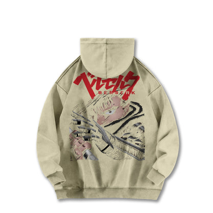 Dark Sword Saga Black Swordsman V3 Vintage Hoodie