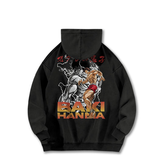 Ultimate Grappler Hanma V5 Vintage Hoodie