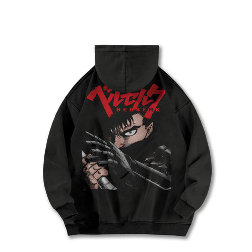Dark Sword Saga Black Swordsman V3 Vintage Hoodie