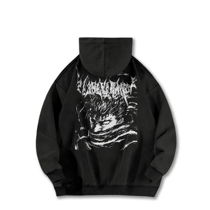 Dark Sword Saga Guts' Wrath V4 Vintage Hoodie