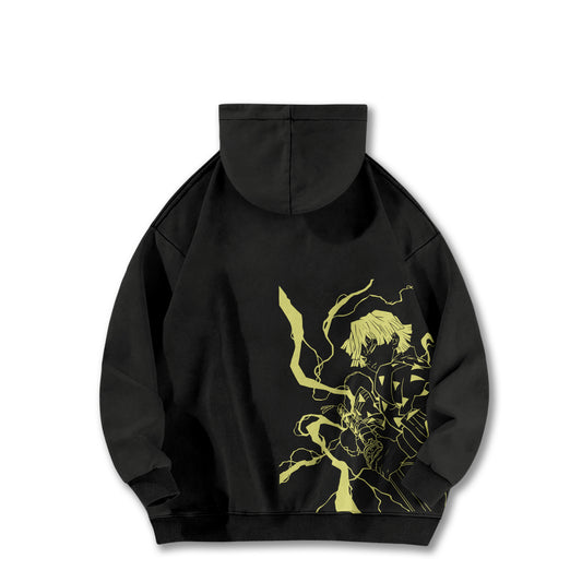 Blade of Demon Hunters Thunder Breather V2 Vintage Hoodie