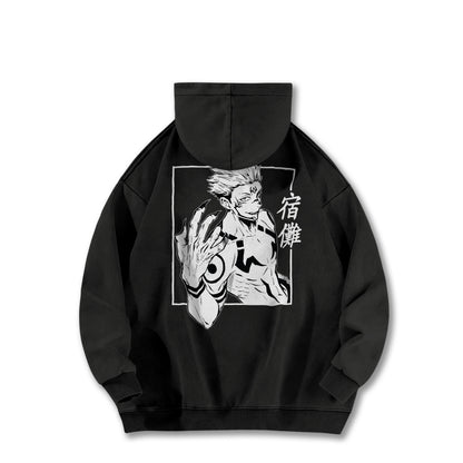 Tokyo Sorcery Malevolent Unlucky King V3 Vintage Hoodie