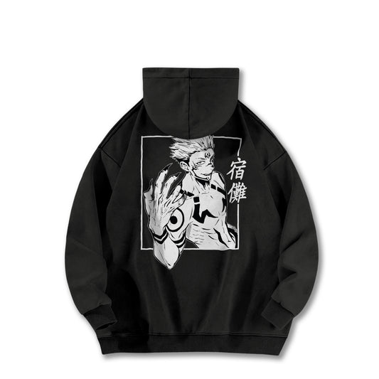 Tokyo Sorcery Malevolent Unlucky King V3 Vintage Hoodie