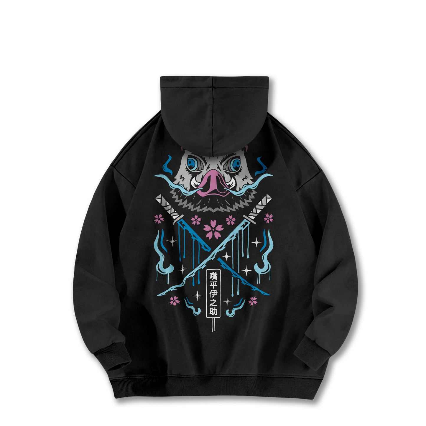 Blade of Demon Hunters Boar Head Fighter V2 Vintage Hoodie