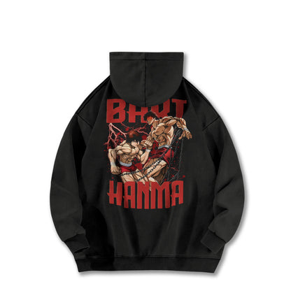 Ultimate Grappler Hanma Vintage Hoodie