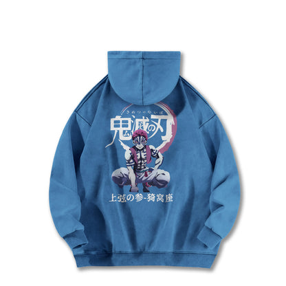 Blade of the Demon Hunters Akaza Vintage Hoodie
