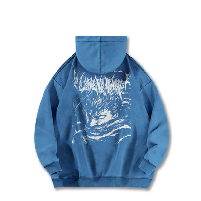 Dark Sword Saga Guts' Wrath V4 Vintage Hoodie