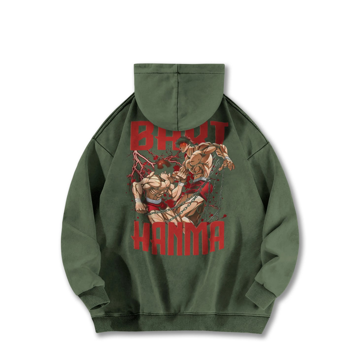 Ultimate Grappler Hanma Vintage Hoodie