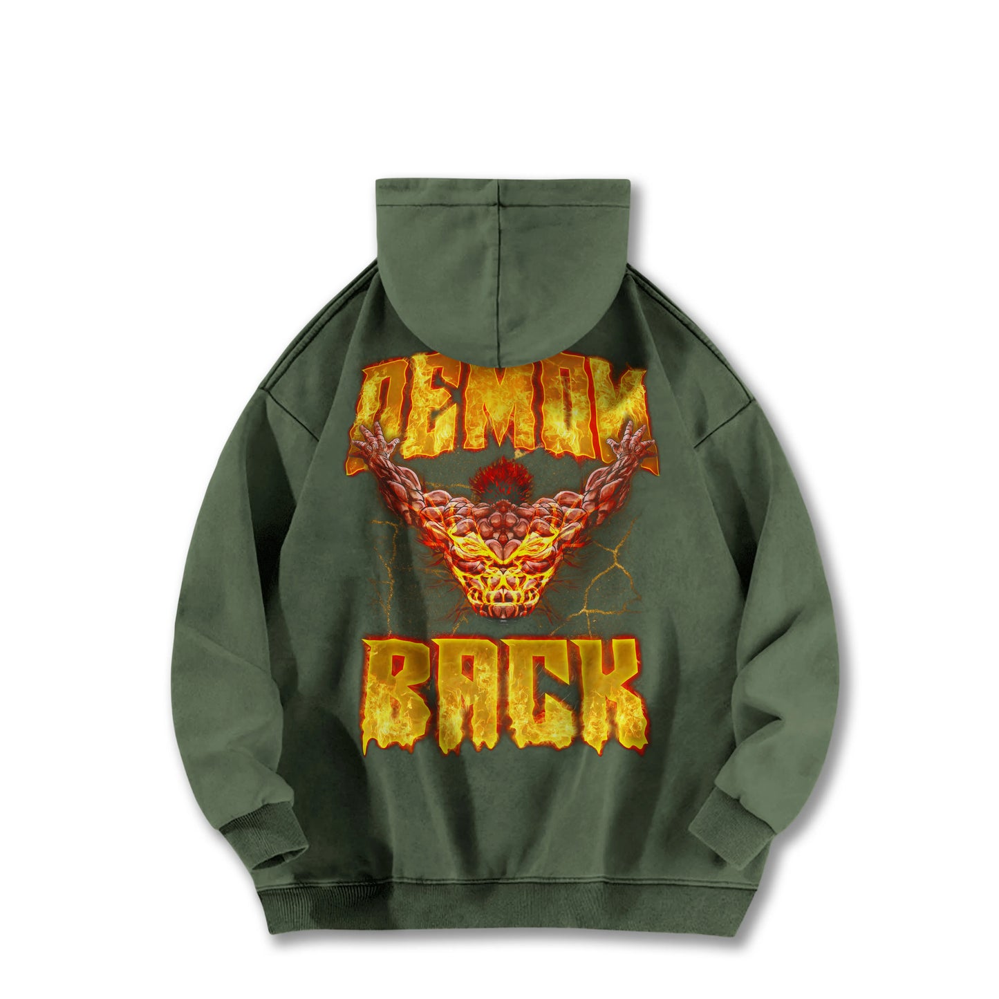 Ultimate Grappler - Yujiro Hanma's Demon Back Vintage Hoodie