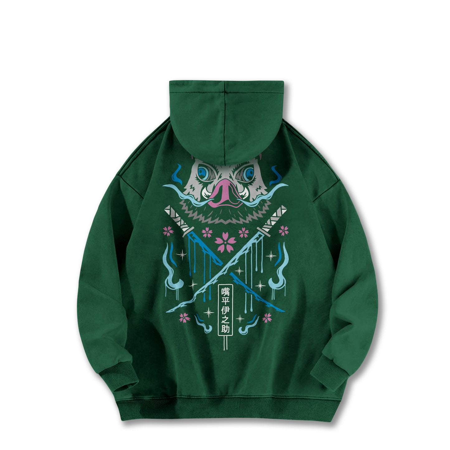 Blade of Demon Hunters Boar Head Fighter V2 Vintage Hoodie