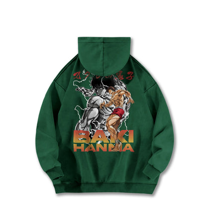 Ultimate Grappler Hanma V5 Vintage Hoodie