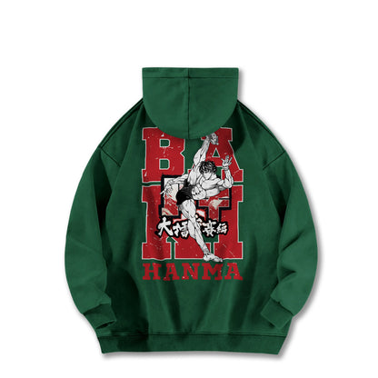 Ultimate Grappler Hanma V9 Vintage Hoodie