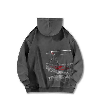 Dark Sword Saga Swordsman V3 Vintage Hoodie