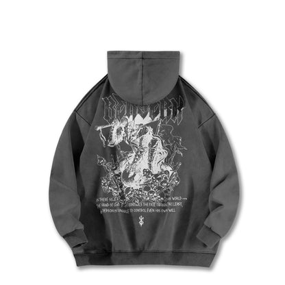 Dark Sword Saga Swordsman V5 Vintage Hoodie