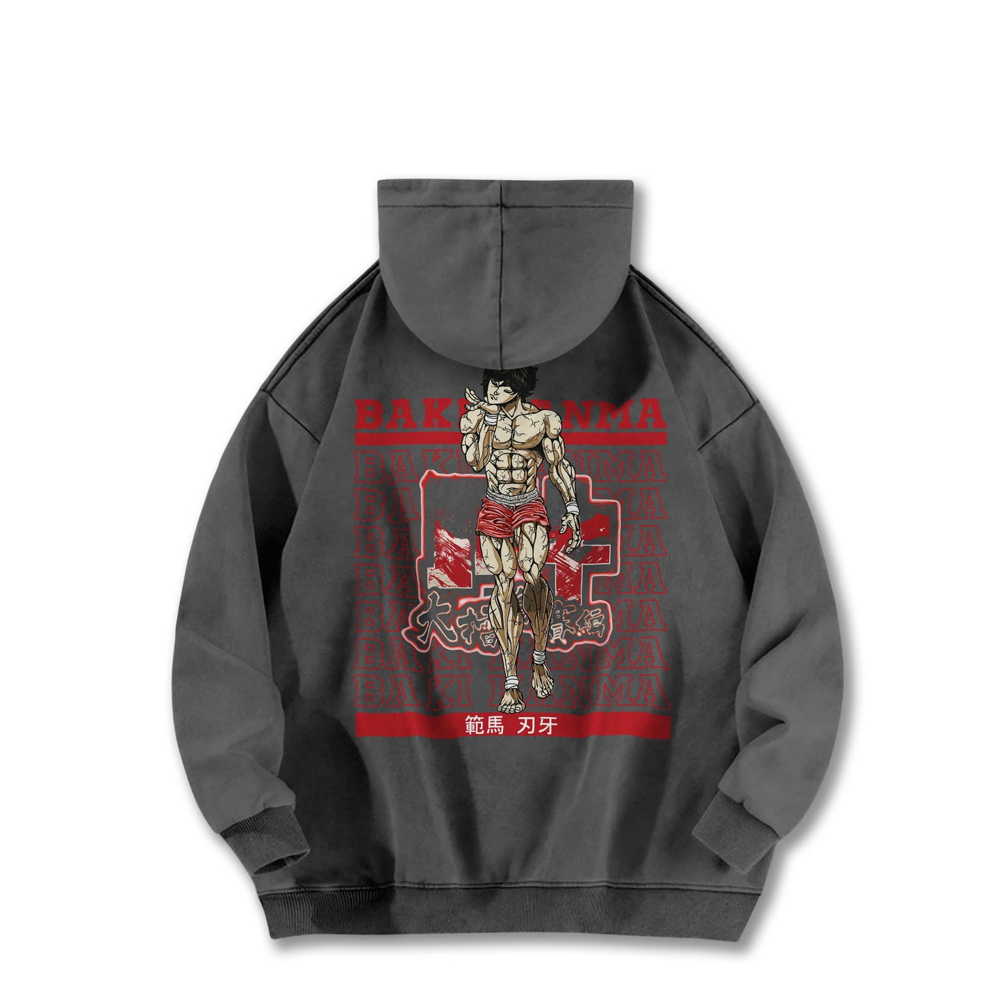 Ultimate Grappler Hanma V10 Vintage Hoodie