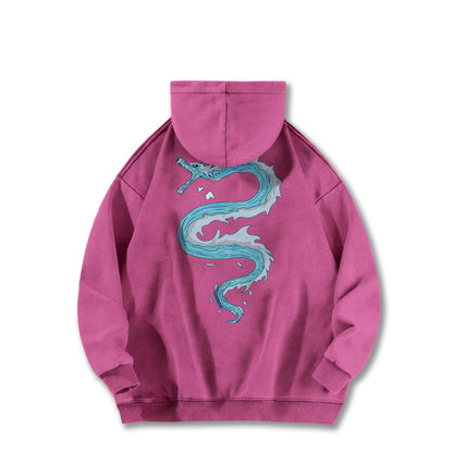 Blade of the Demon Hunters Giyu Tomiyoka Water Dragon Vintage Hoodie