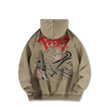 Dark Sword Saga Black Swordsman V3 Vintage Hoodie