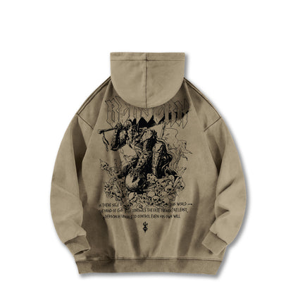 Dark Sword Saga Swordsman V5 Vintage Hoodie