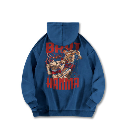 Ultimate Grappler Hanma Vintage Hoodie