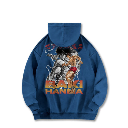 Ultimate Grappler Hanma V5 Vintage Hoodie