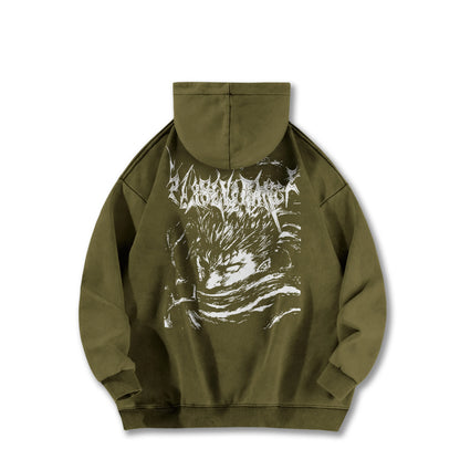 Dark Sword Saga Guts' Wrath V4 Vintage Hoodie