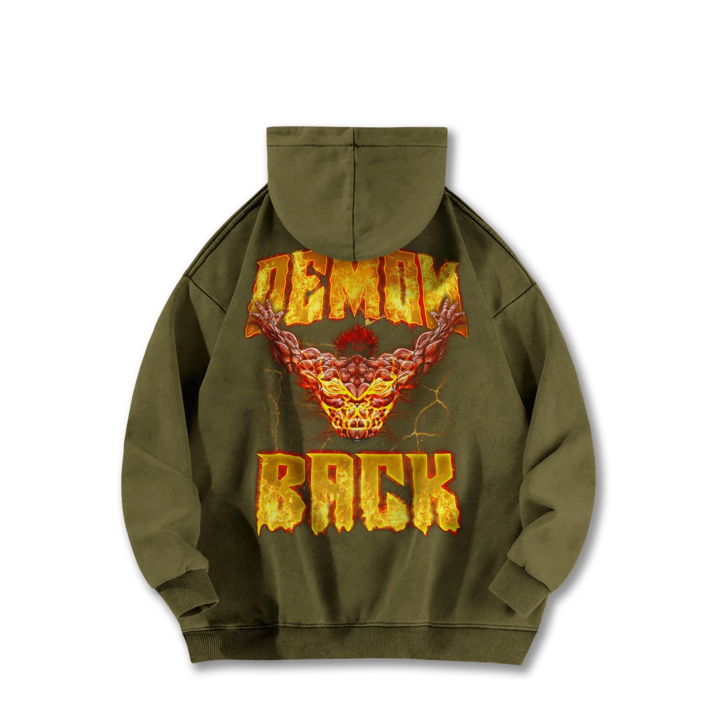 Ultimate Grappler - Yujiro Hanma's Demon Back Vintage Hoodie