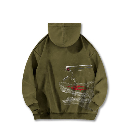 Dark Sword Saga Swordsman V3 Vintage Hoodie
