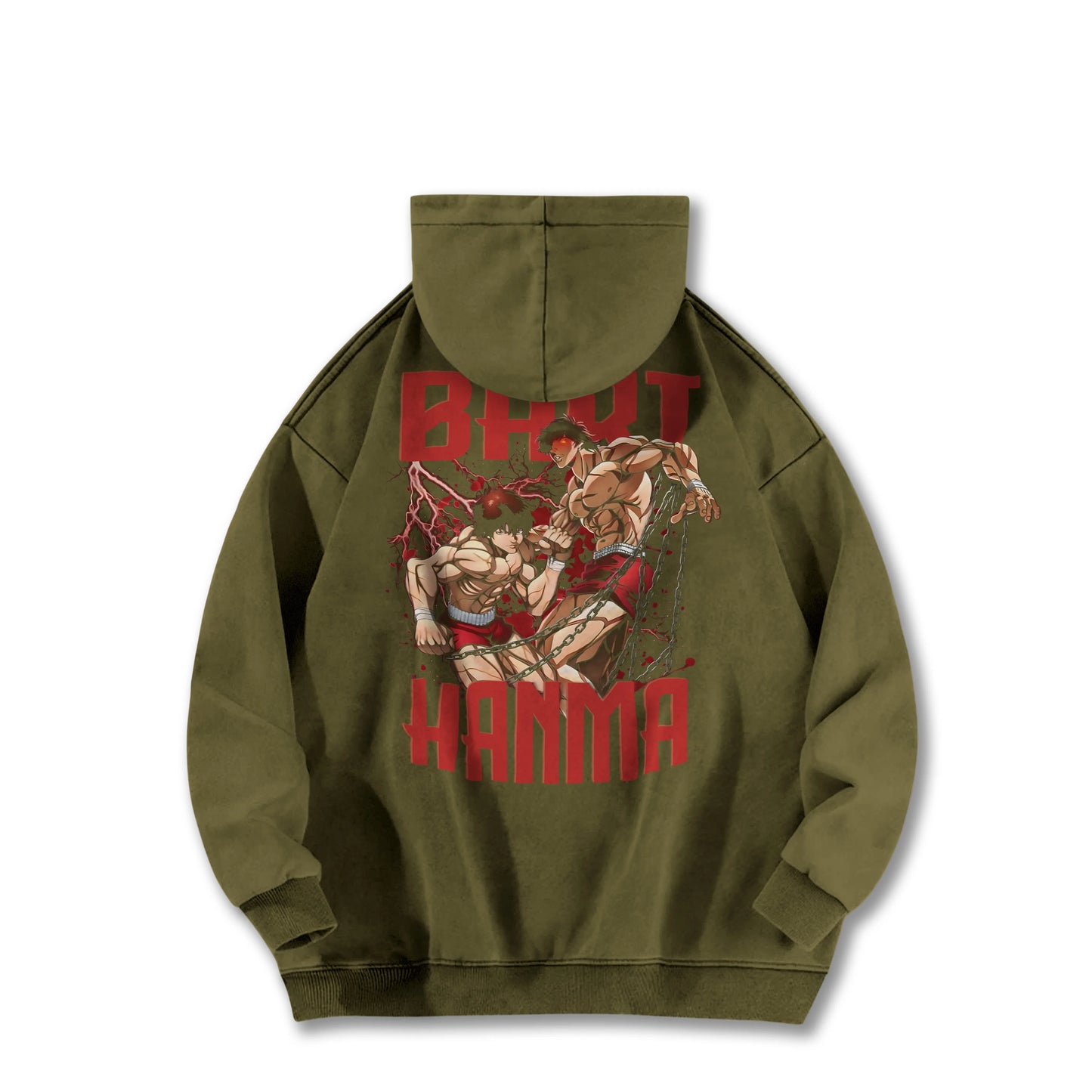 Ultimate Grappler Hanma Vintage Hoodie