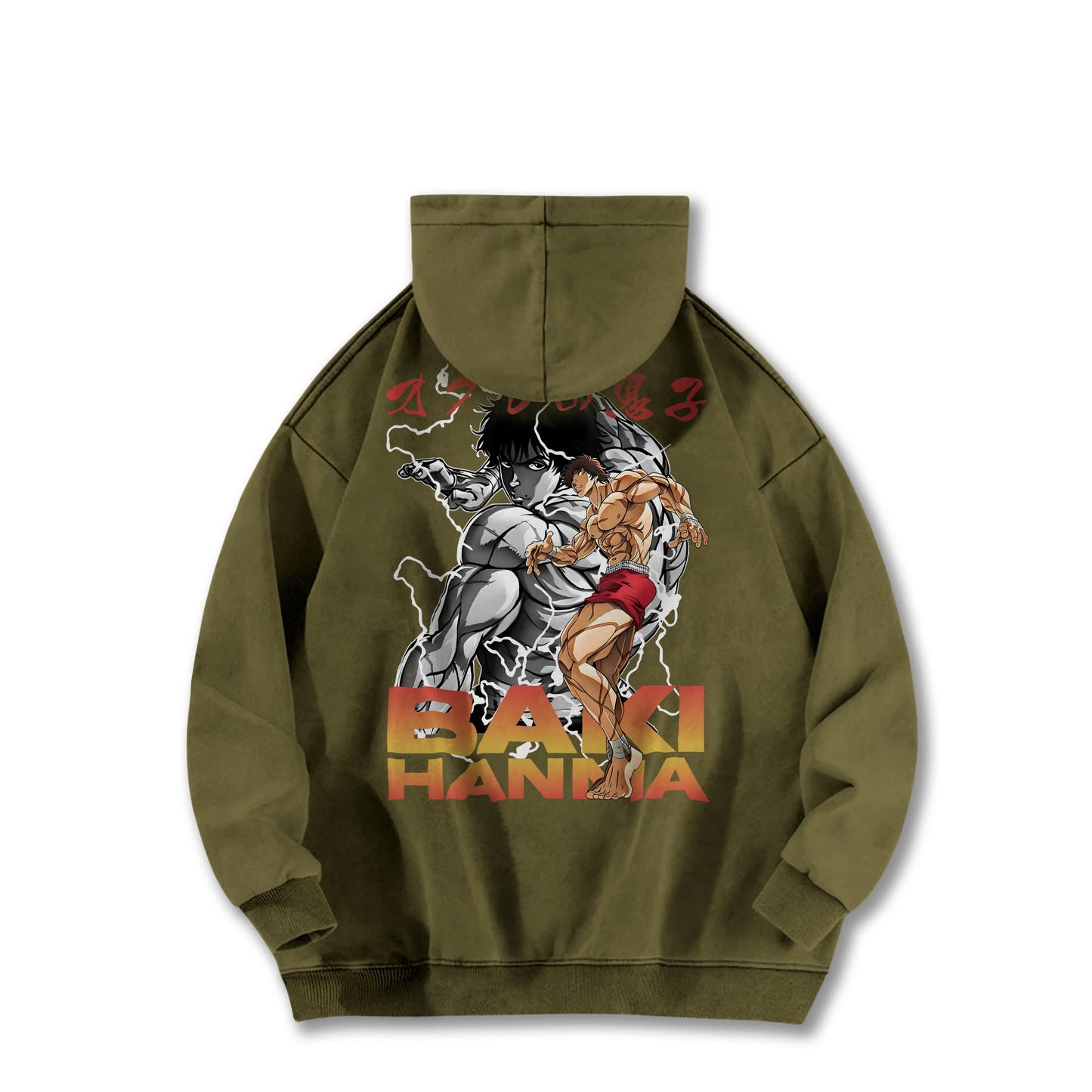 Ultimate Grappler Hanma V5 Vintage Hoodie