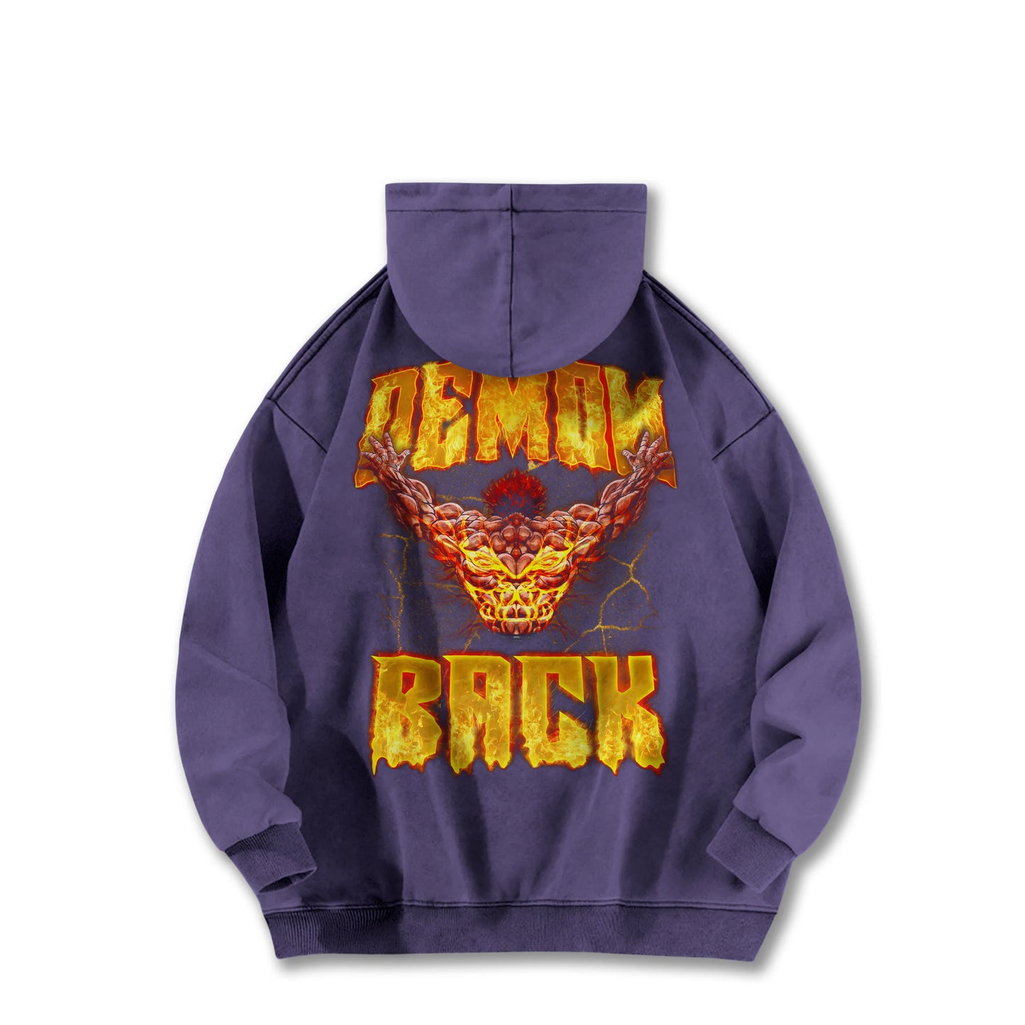 Ultimate Grappler - Yujiro Hanma's Demon Back Vintage Hoodie