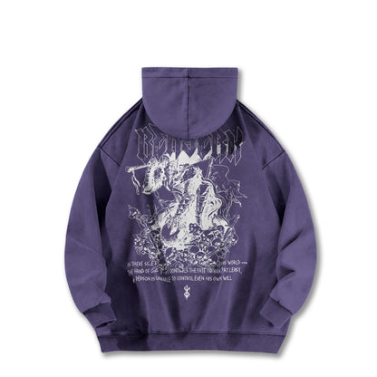 Dark Sword Saga Swordsman V5 Vintage Hoodie