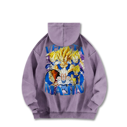 Saiyan Legacy Z Majin Vegeta Vintage Hoodie