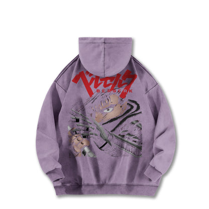 Dark Sword Saga Black Swordsman V3 Vintage Hoodie