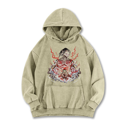 Titan Siege Freedom Fighter Attack Titan V3 Vintage Hoodie