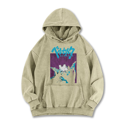 Dark Sword Saga Black Swordsman V8 Vintage Hoodie