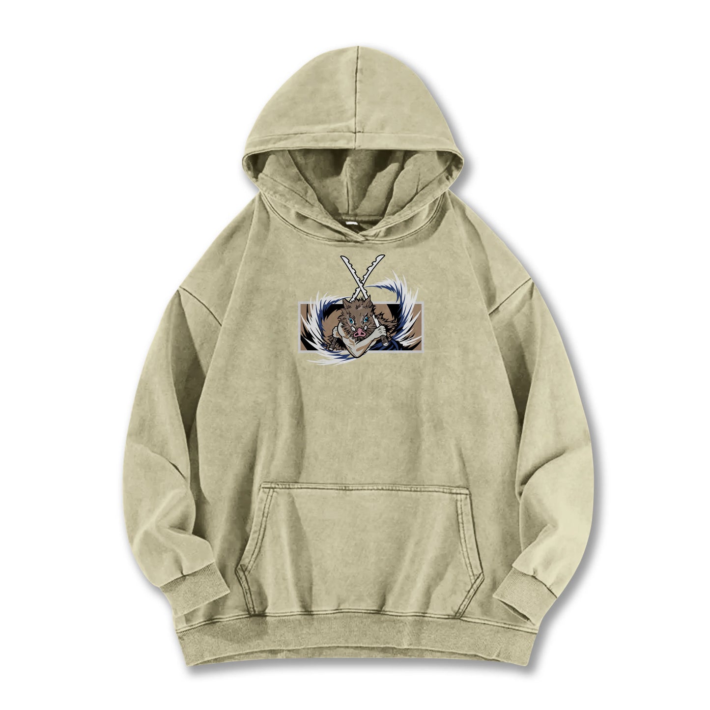 Blade of the Demon Hunters Inosuke Hashibara Vintage Hoodie