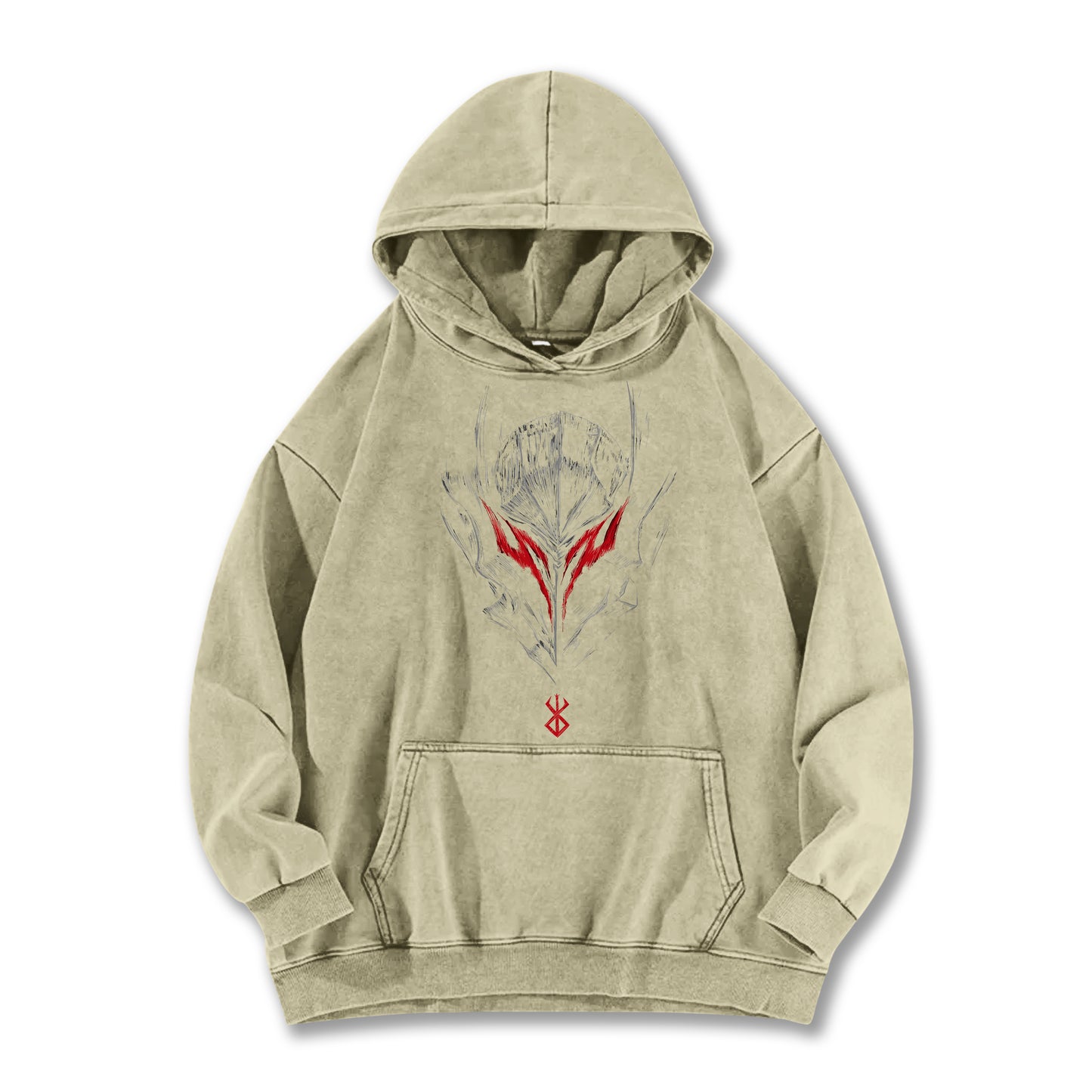 Dark Sword Saga Black Swordsman V6 Vintage Hoodie