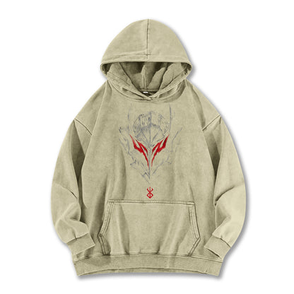 Dark Sword Saga Black Swordsman V6 Vintage Hoodie