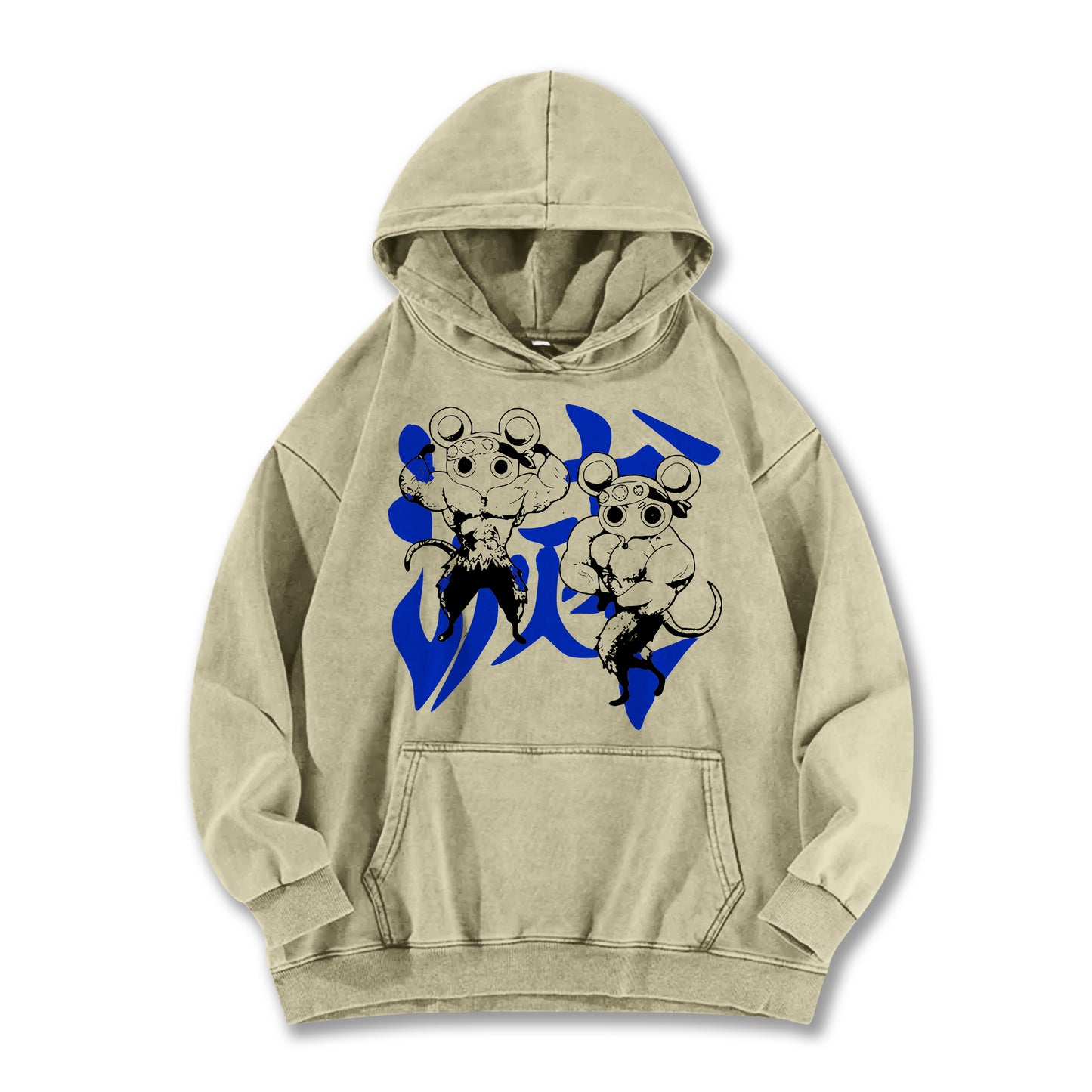 Blade of Demon Hunters Muscle Mice Vintage Hoodie