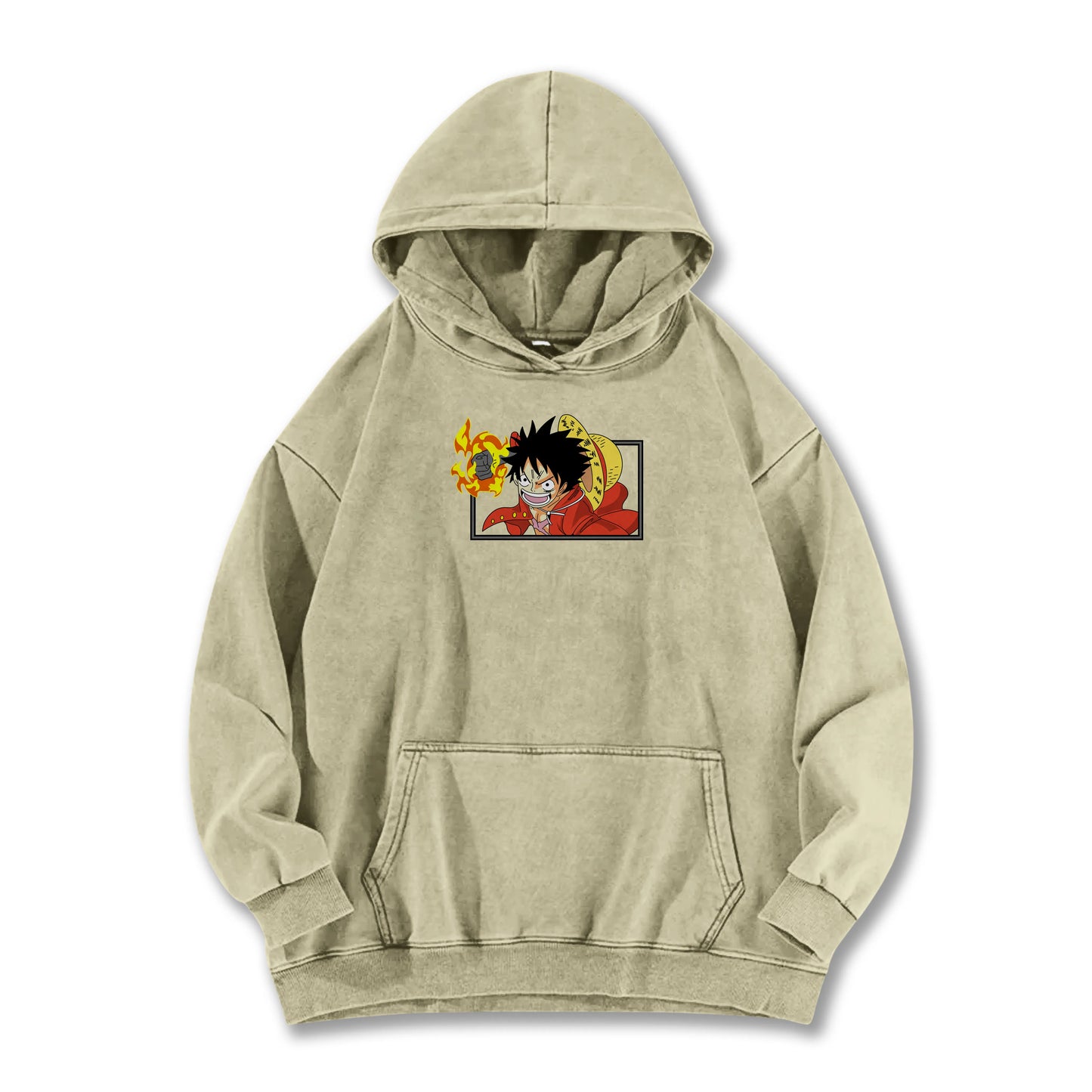 Pirate King’s Voyage Luffy Fire Punch Vintage Hoodie