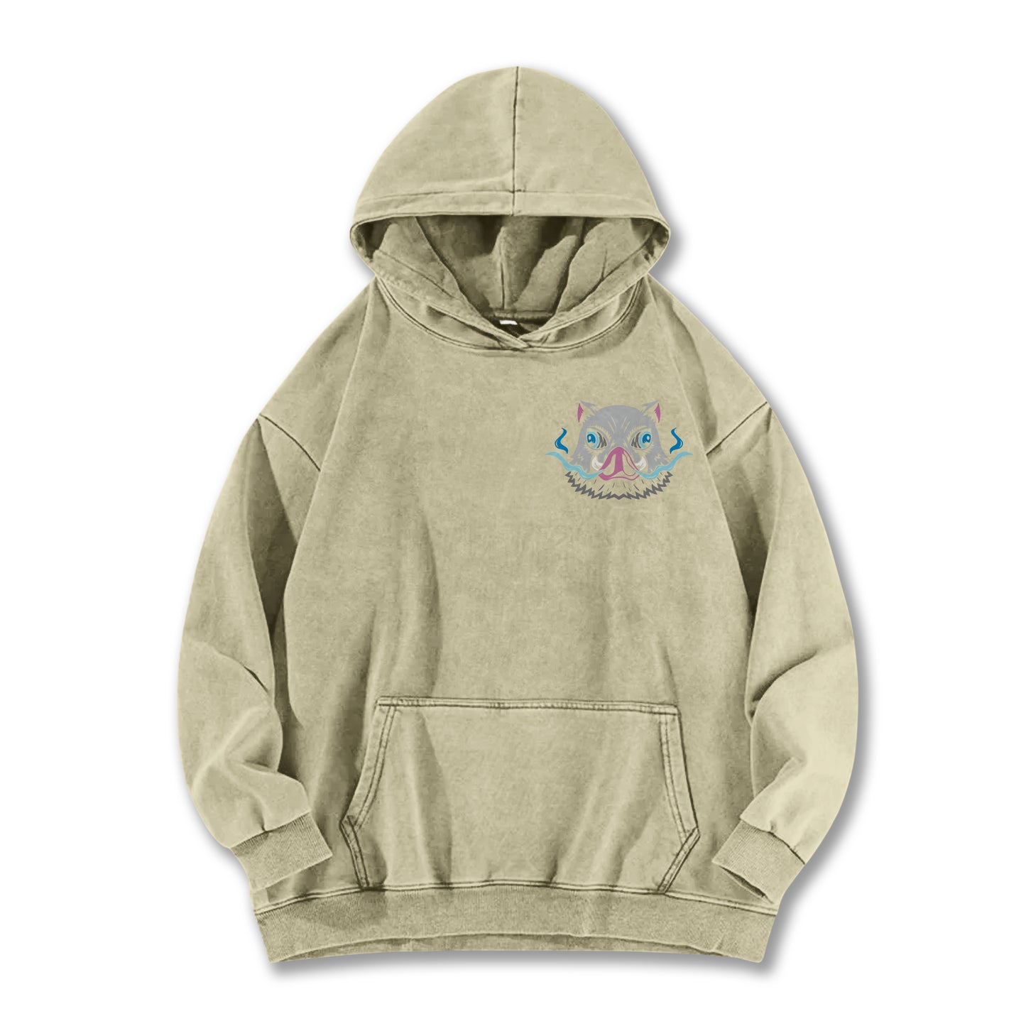 Blade of Demon Hunters Boar Head Fighter V2 Vintage Hoodie