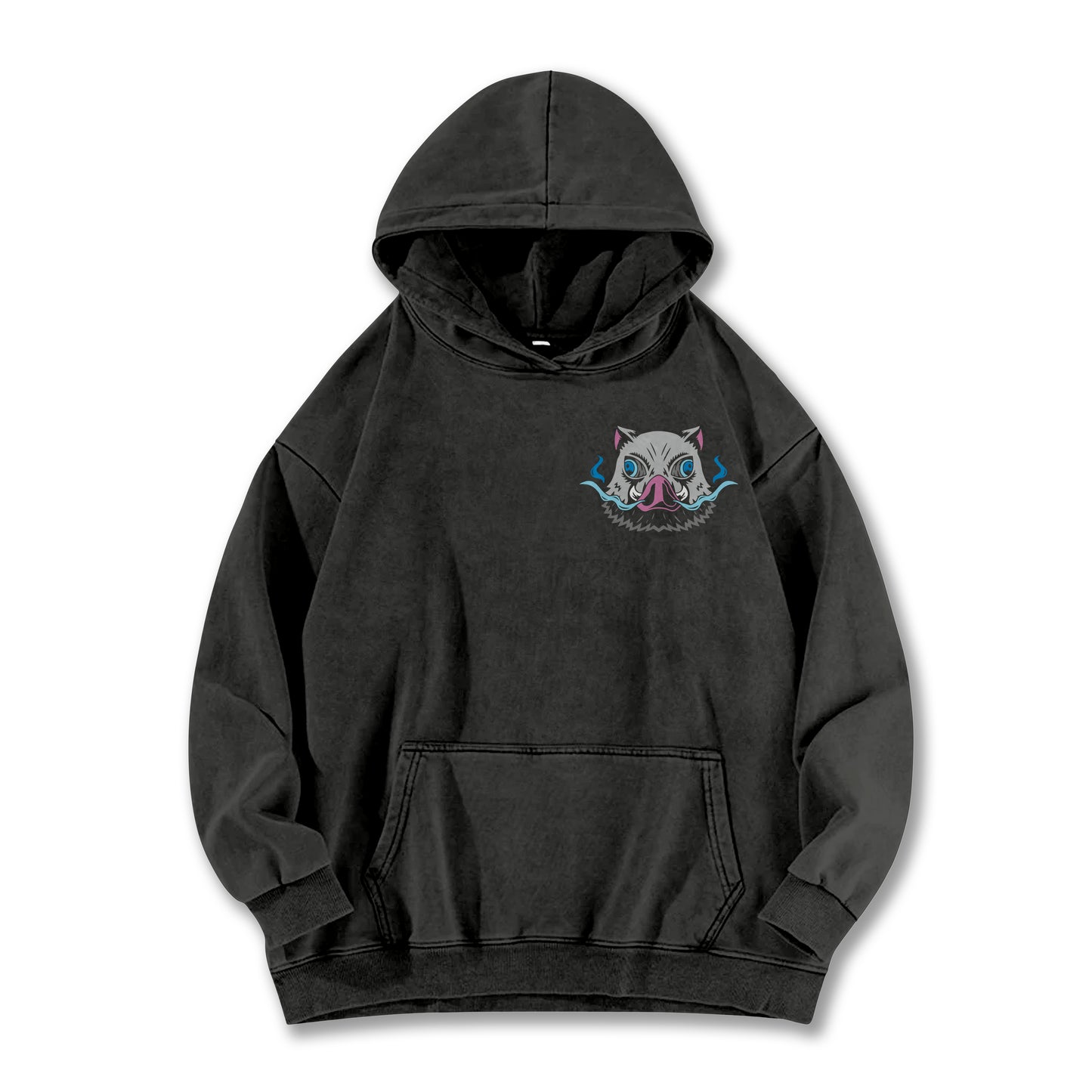 Blade of Demon Hunters Boar Head Fighter V2 Vintage Hoodie