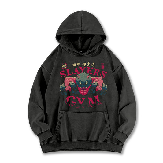 Blade of Demon Hunters's Gym Vintage Hoodie