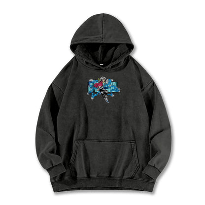 Blade of the Demon Hunters Giyu Tomiyoka Water Dragon Vintage Hoodie