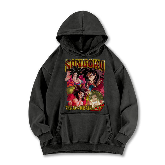 Saiyan Legacy GT Goku Vintage Hoodie