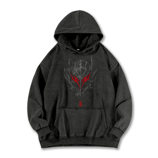 Dark Sword Saga Black Swordsman V6 Vintage Hoodie